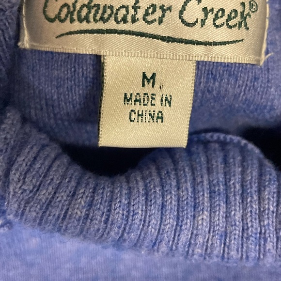 - Cold water creek wool Cotten blend sweater - Picture 7 of 13